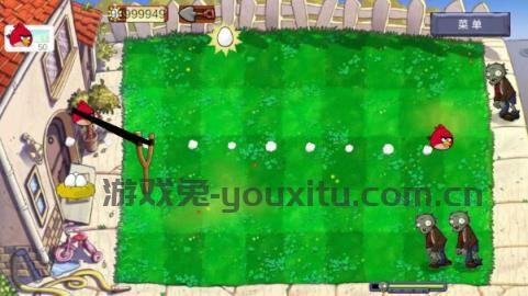 愤怒的小鸟大战僵尸